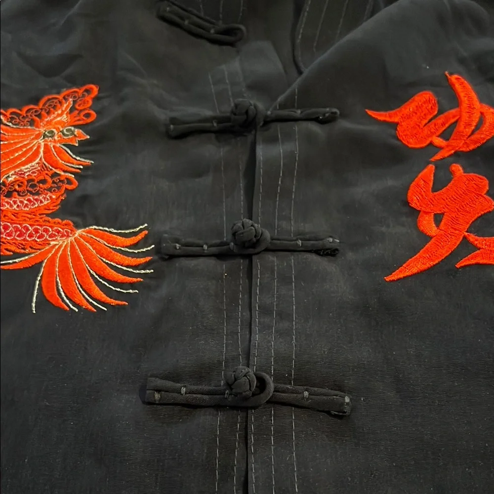 Chinese dragon embroidered shirt set - Picture 3 of 13